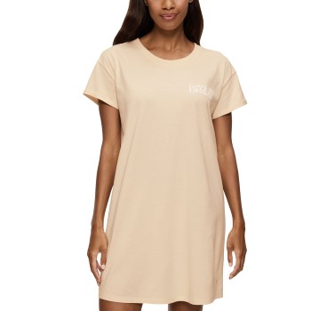 Triumph Nightdress Short Sleeve Creme bomuld 40 Dame