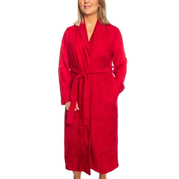 Se Trofé Trofe Bamboo Robe Long Sleeve Rød Bambus Large Dame ved Timarco