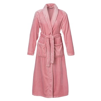 Trofé Trofe Solid Silkfleece Robe Lyserosa polyester Large Dame