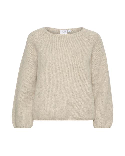 SAINT TROPEZ Pullover 'Gaine'  beige-meleret