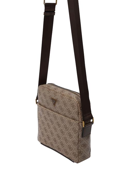 GUESS Skuldertaske 'Torino'  beige / brun