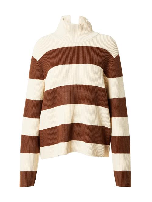 VERO MODA Pullover 'Harriet'  lysebeige / choko