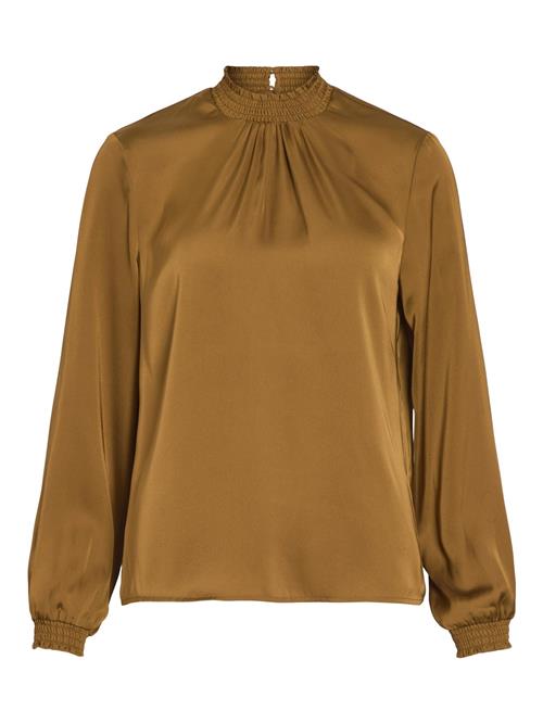 VILA Bluse  cognac