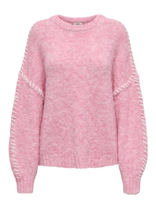 JDY Pullover 'JDYZOEY'  blomme / hvid