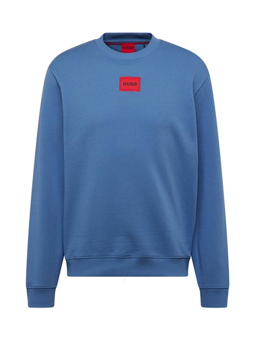 HUGO Sweatshirt 'Diragol212'  opal / rød / sort