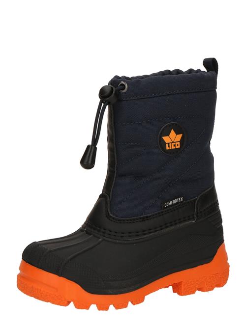 LICO Snowboots 'Turku'  navy / orange / sort