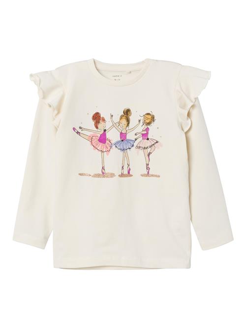 NAME IT Bluser & t-shirts 'TUT'  creme / brun / lavendel / pink