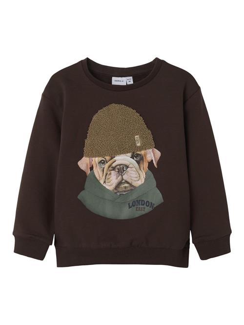 NAME IT Sweatshirt  sand / choko / lysebrun / mørkegrøn