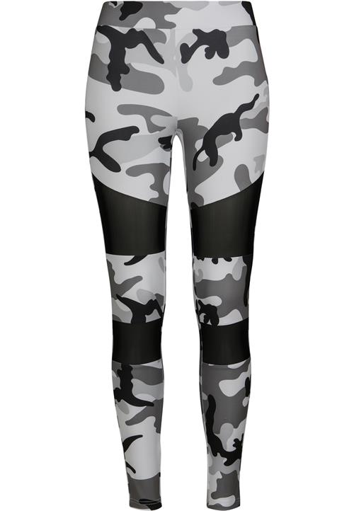 Se Urban Classics Leggings  grå / sort / hvid ved About You