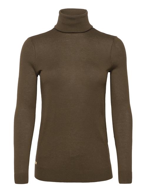 Lauren Ralph Lauren Silk-Blend Roll Neck Lauren Ralph Lauren Green