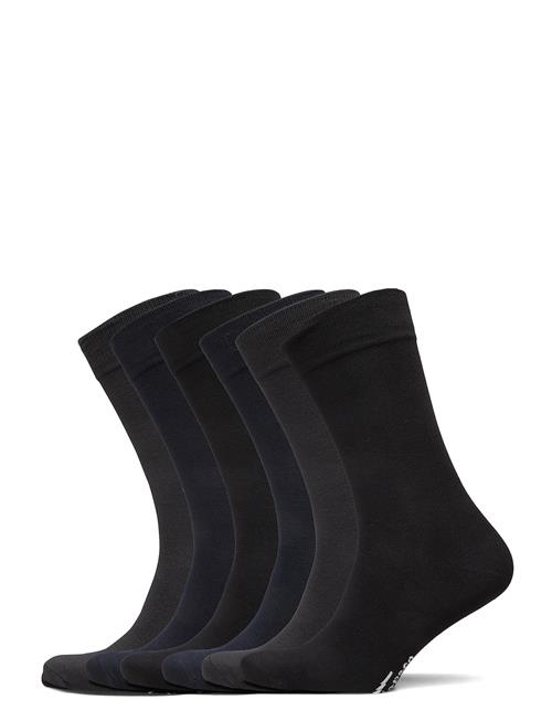 TOPECO Socks 6-P, Bamboo, Navy 115A244145 6 Pc/Pack TOPECO Black