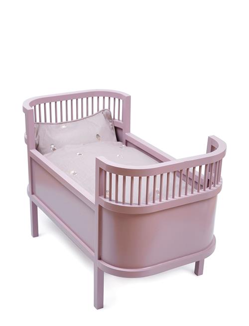 Rosaline Doll Bed, Powder Smallstuff Pink