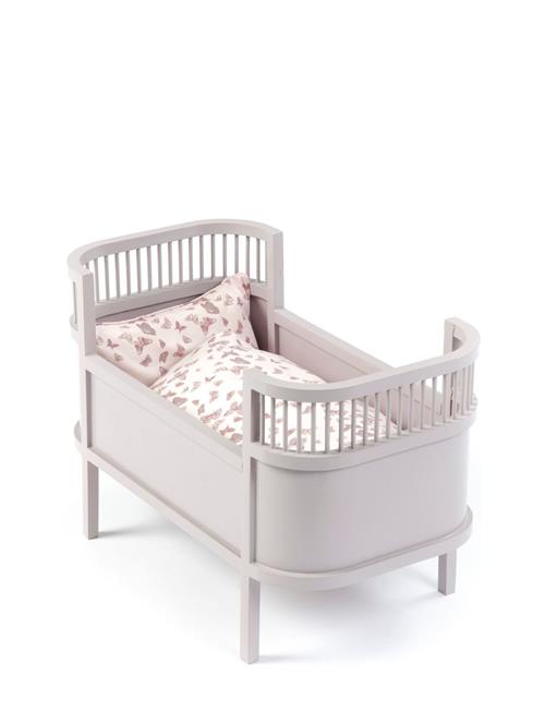 Smallstuff Rosaline Doll Bed, Powder Smallstuff Pink