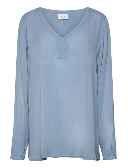 Kaffe Curve Kcami Ls Blouse Kaffe Curve Blue