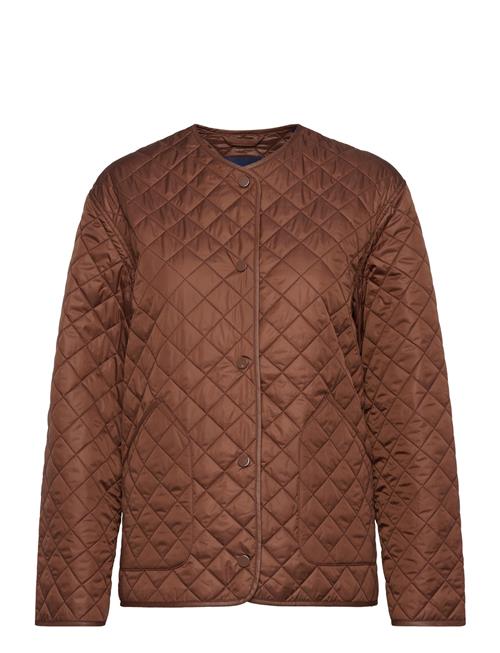 GANT D2. Quilted Jacket GANT Brown