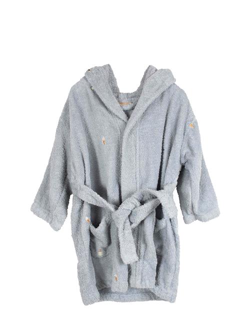 Filibabba Embroidered Bathrobe 3-4 Years - Pearl Blue Filibabba Blue