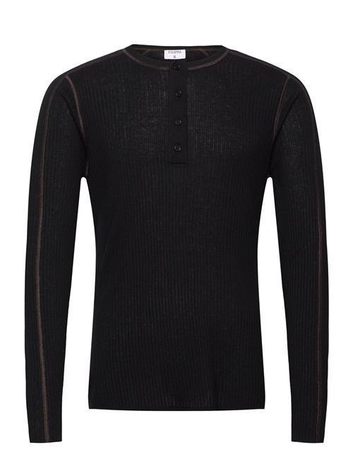 Se Filippa K Light Rib Sweater Filippa K Black ved Booztlet