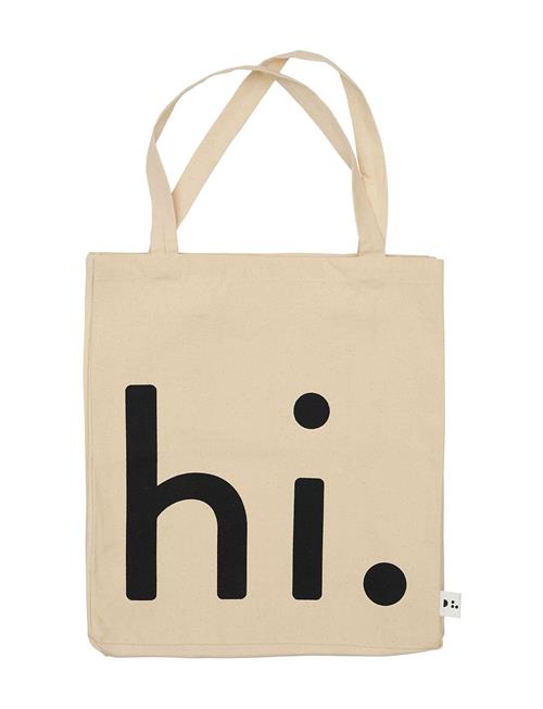 Design Letters Hi. Travel Bag Design Letters Beige