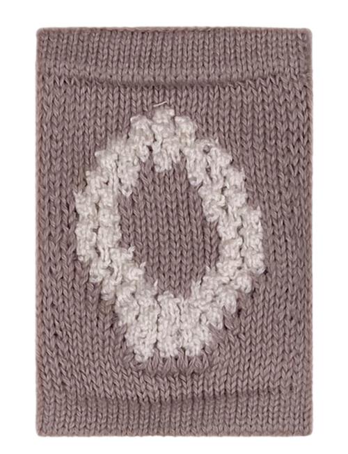 Knitted Letter O, Nature Smallstuff Beige