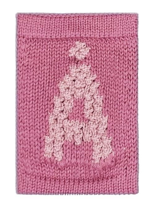 Knitted Letter Å, Rose Smallstuff Pink