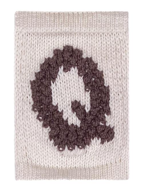 Smallstuff Knitted Letter Q, Nature Smallstuff Cream