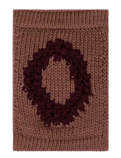 Knitted Letter O, Rose Smallstuff Brown