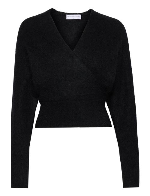 Cathrine Hammel Mohair Cross-Over Sweater Cathrine Hammel Black