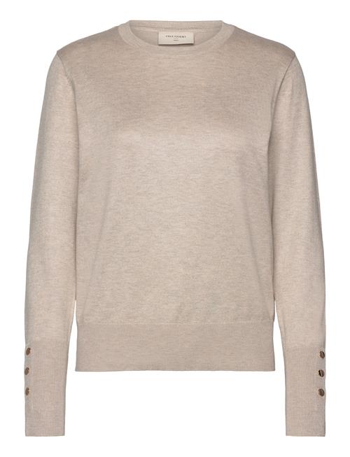 Se FREE/QUENT Fqkatie-Pullover FREE/QUENT Beige ved Booztlet