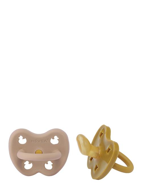 HEVEA Two-Pack Orthodontic Pacifier 3-36 Months HEVEA Patterned