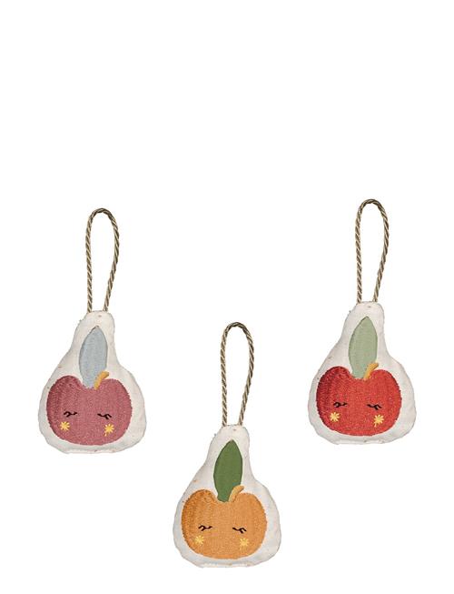 Se Fabelab Ornaments Embroidered - Apple 3 Pack Fabelab Patterned ved Booztlet