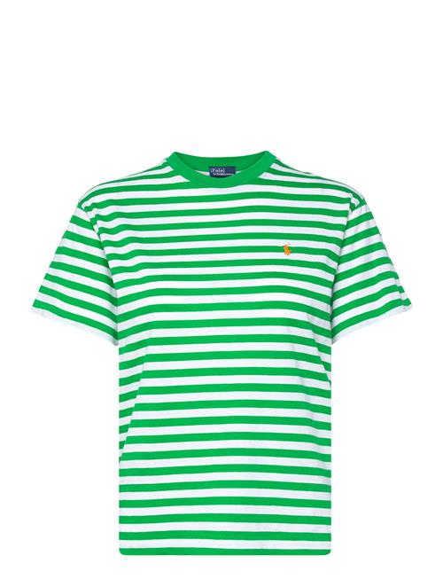 Polo Ralph Lauren Striped Organic Cotton Crewneck Tee Polo Ralph Lauren Green