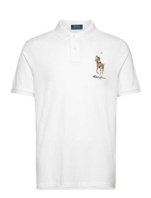 Se Polo Ralph Lauren Classic Fit Big Pony Mesh Polo Shirt Polo Ralph Lauren White ved Booztlet