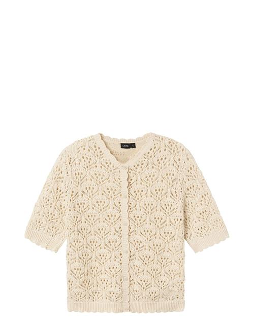 LMTD Nlfhivy 2/4 Croshet Short Cardigan LMTD Cream