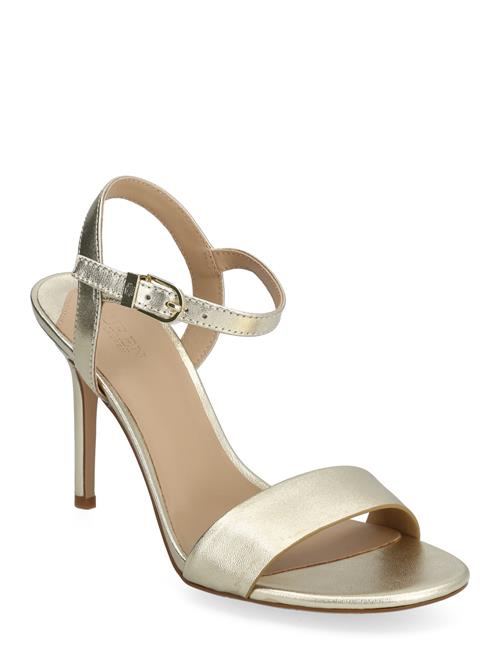 Lauren Ralph Lauren Gwen Metallic Leather Sandal Lauren Ralph Lauren Gold