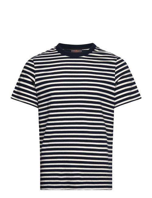 Durwin Striped Tee Morris White