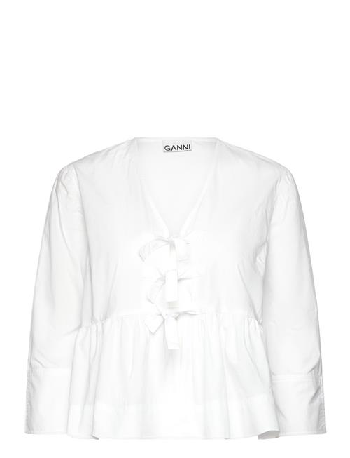 Ganni Cotton Poplin Ganni White