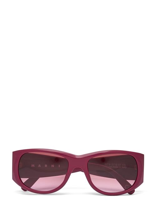 Marni Sunglasses Orinoco River Bordeaux Marni Sunglasses Pink