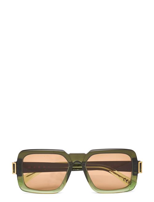 Se Marni Sunglasses Zamalek Faded Green Marni Sunglasses Green ved Booztlet