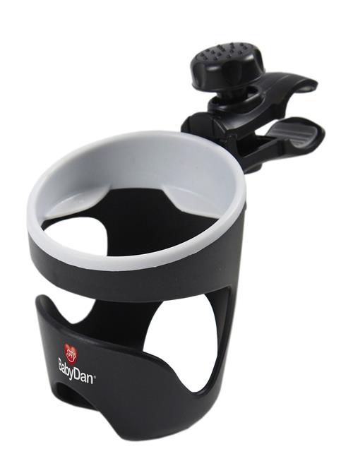 Se BabyDan Cup Holder For Stroller/Pram By Babydan BabyDan Black ved Booztlet