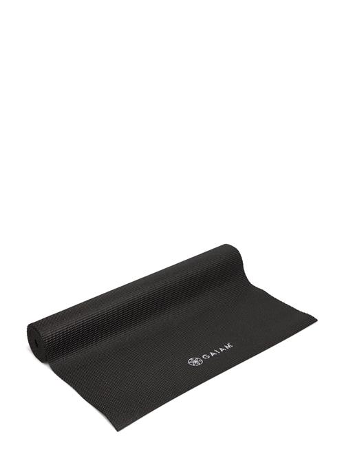 Black Yoga Mat 4Mm Solid Gaiam Black