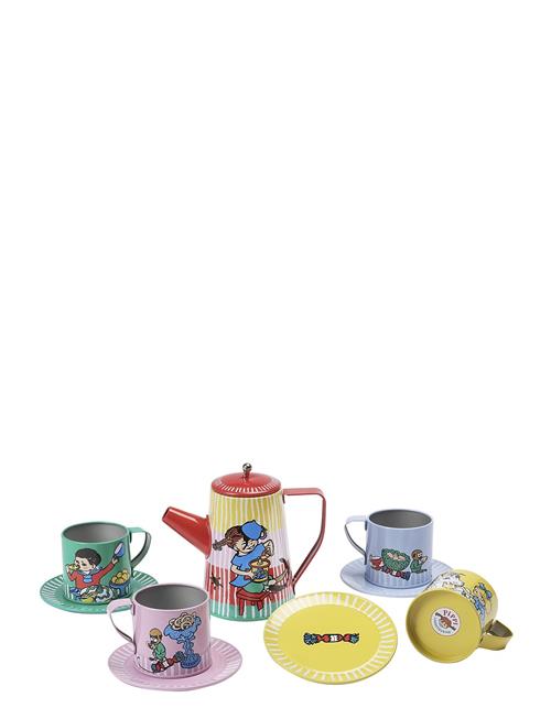 Micki Leksaker Pippi Kids Tea Set, Tin Micki Leksaker Patterned