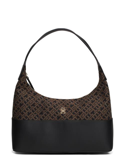 Th Jacquard Shoulder Bag Tommy Hilfiger Black