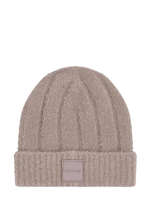 Calvin Klein Modern Patch Chunky Beanie Calvin Klein Beige