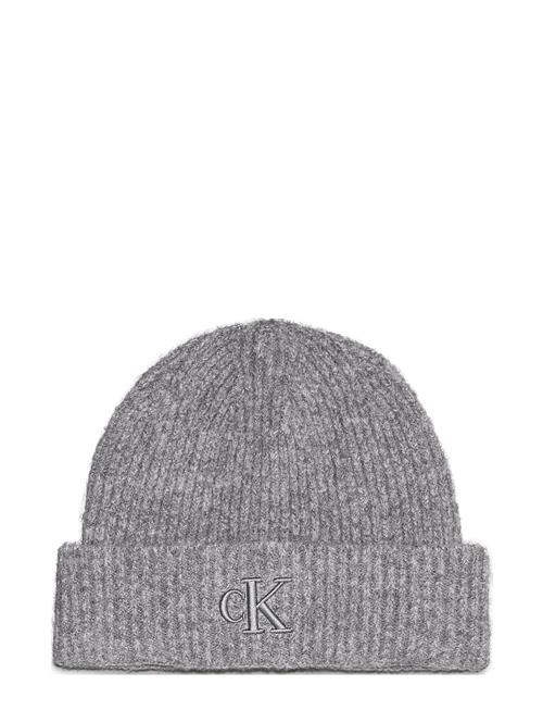 Calvin Klein Thick Embroidery Beanie Calvin Klein Grey