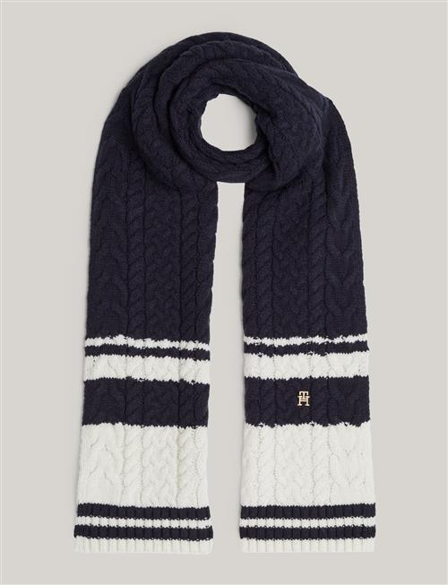 Th Naval Cable Scarf Tommy Hilfiger Navy