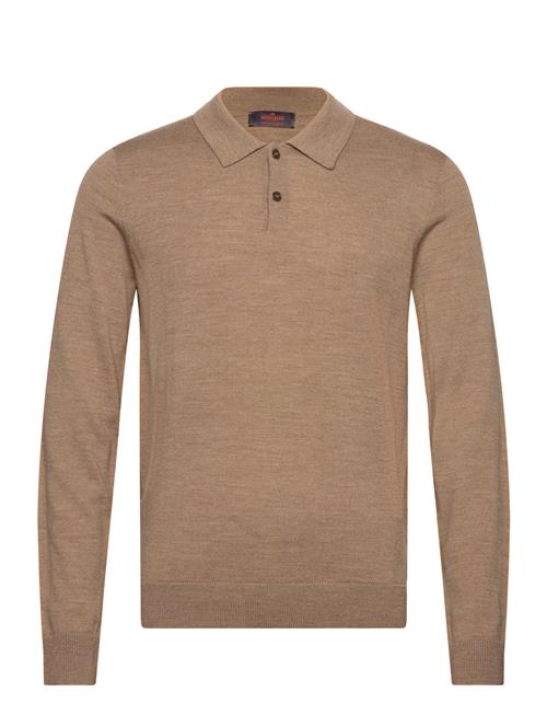 Se Morris Merino Polo Shirt Morris Beige ved Booztlet