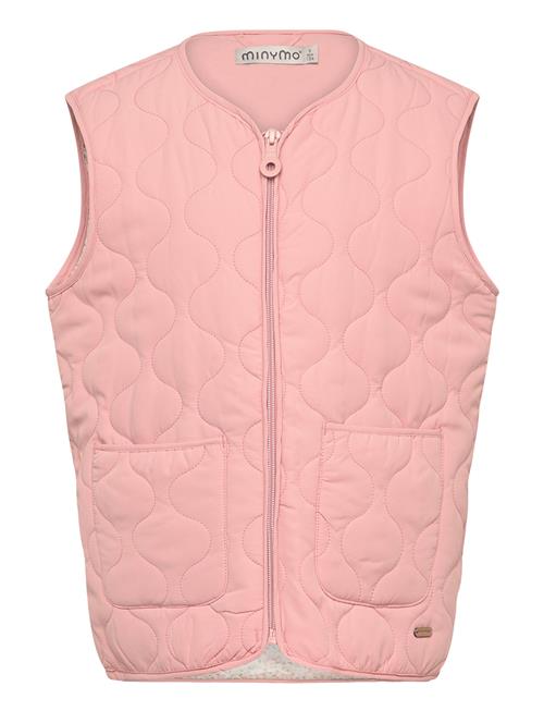 Se Minymo Quilt Vest - Girls Minymo Pink ved Booztlet