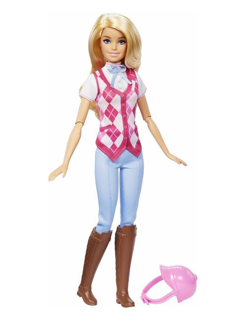 Mysteries: The Great Horse Chase “Malibu” Doll With Riding Clothes & Accessories Barbie Patterned
