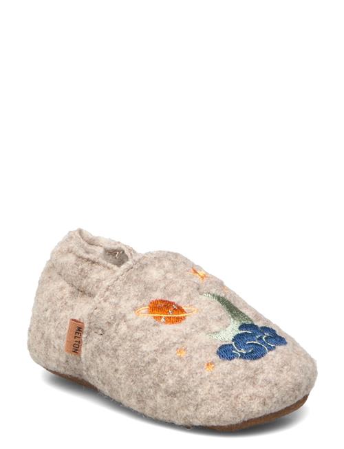 Se Melton Universe Wool Slippers Melton Beige ved Booztlet