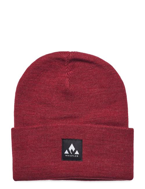 Se Linjoe Melange Hat Whistler Burgundy ved Booztlet